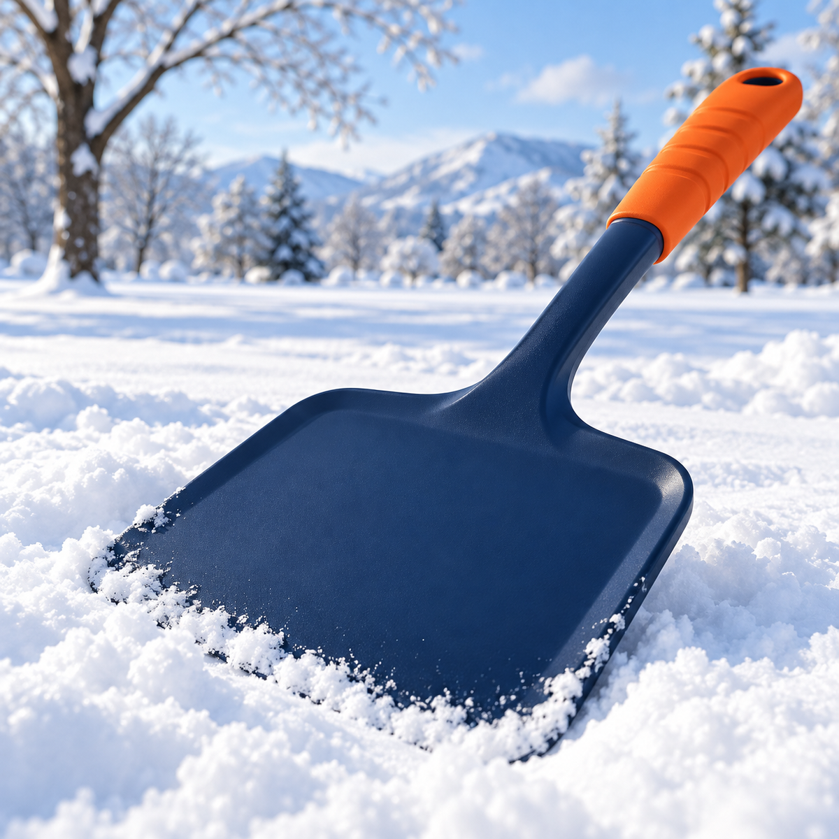 AI-generated design illustration: Snow Sculpting & Smoothing Paddle